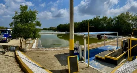 Instalaciones para el tratamiento de aguas y manejo de lodos.
